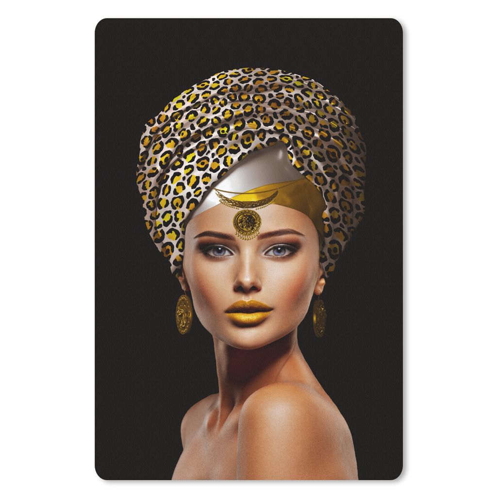 MuchoWow Mauspad Mousepad Frauen - Accessoires - Gelb 40x60 cm - Mousepads - Maus Mat - Pad - Mausunterlage - Schreibtisch Accesoire