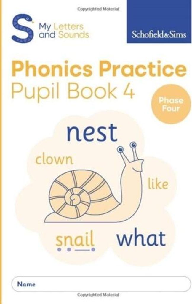 My Letters and Sounds Phonics Practice Pupil Book 4