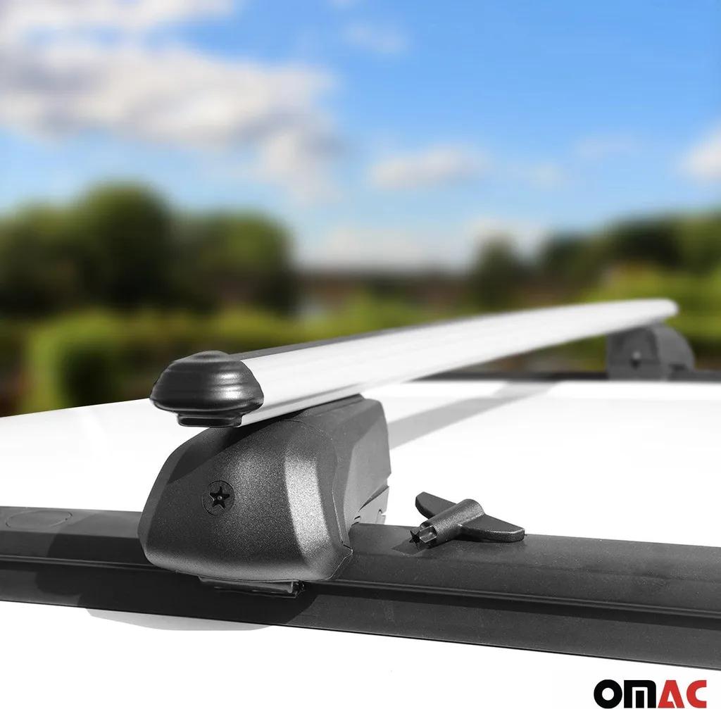 Portapacchi Portapacchi per Mitsubishi Eclipse Cross 2017-2023 ABE grigio alluminio - 10