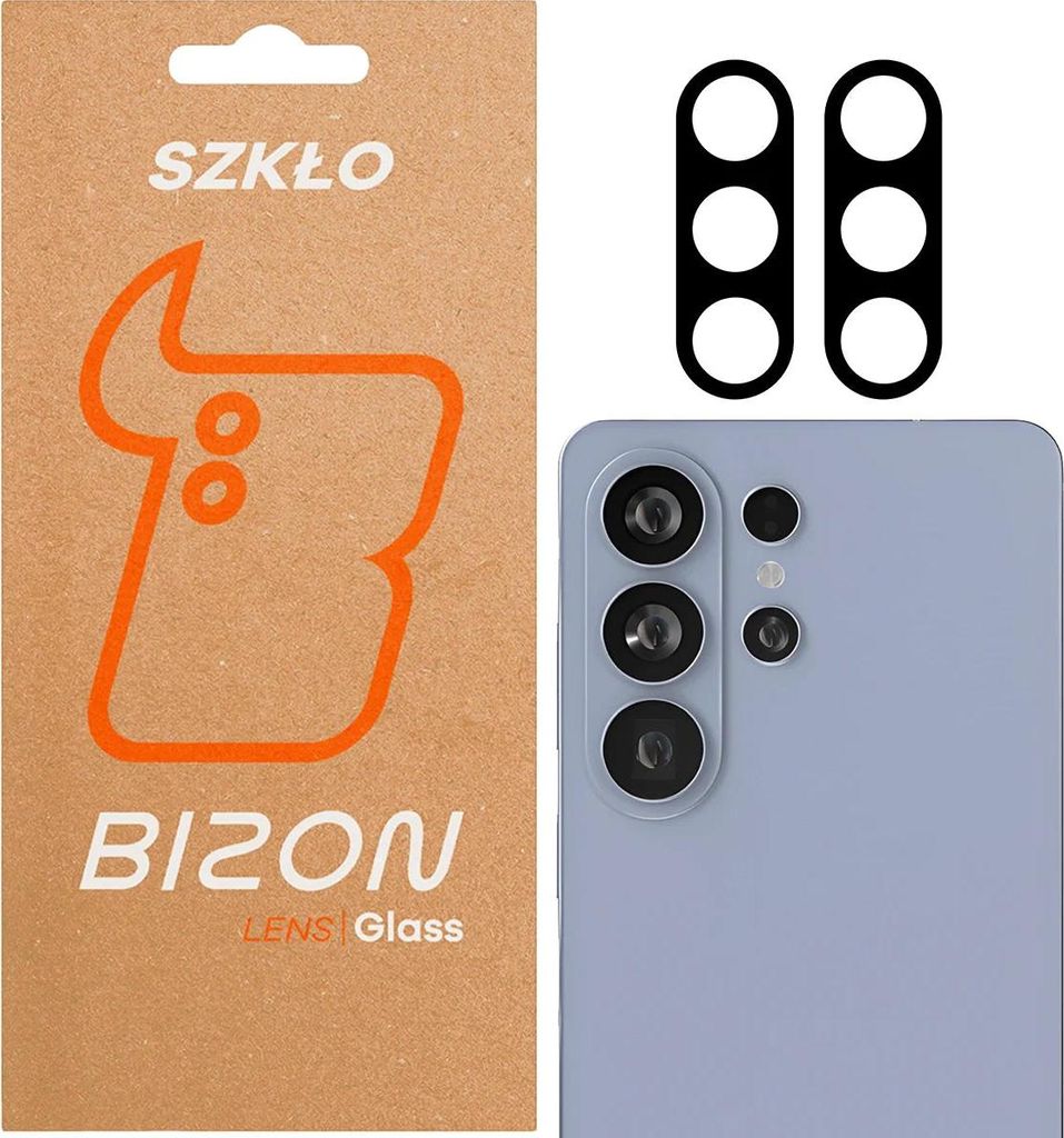 Gehärtetes Glas für die Kamera für Galaxy S26 Ultra, Bizon Glass Lens, 2 Stück