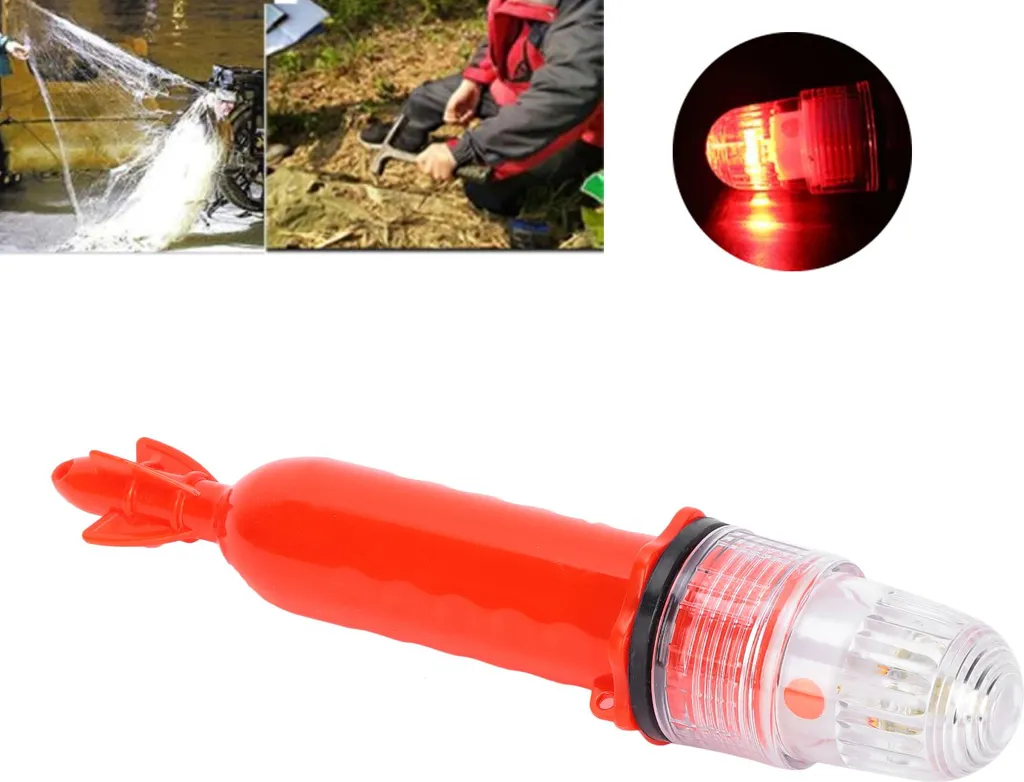 Smart Beacon LED Rosso Nautico IP65: Illuminazione Intelligente Barca