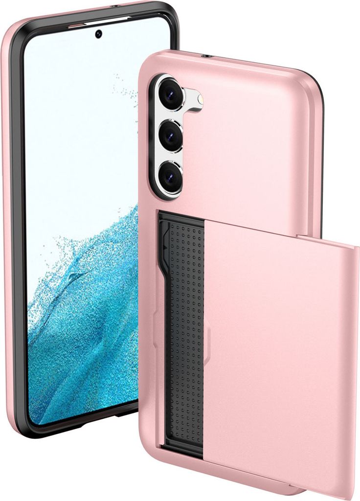 imoshion Backcover mit Kartenfach Samsung Galaxy S23 - Rosé gold