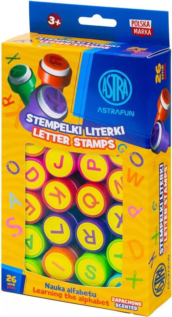 Dekorative Briefmarken AstraFUN Alphabet, 26 Stück, duftend, 334025011