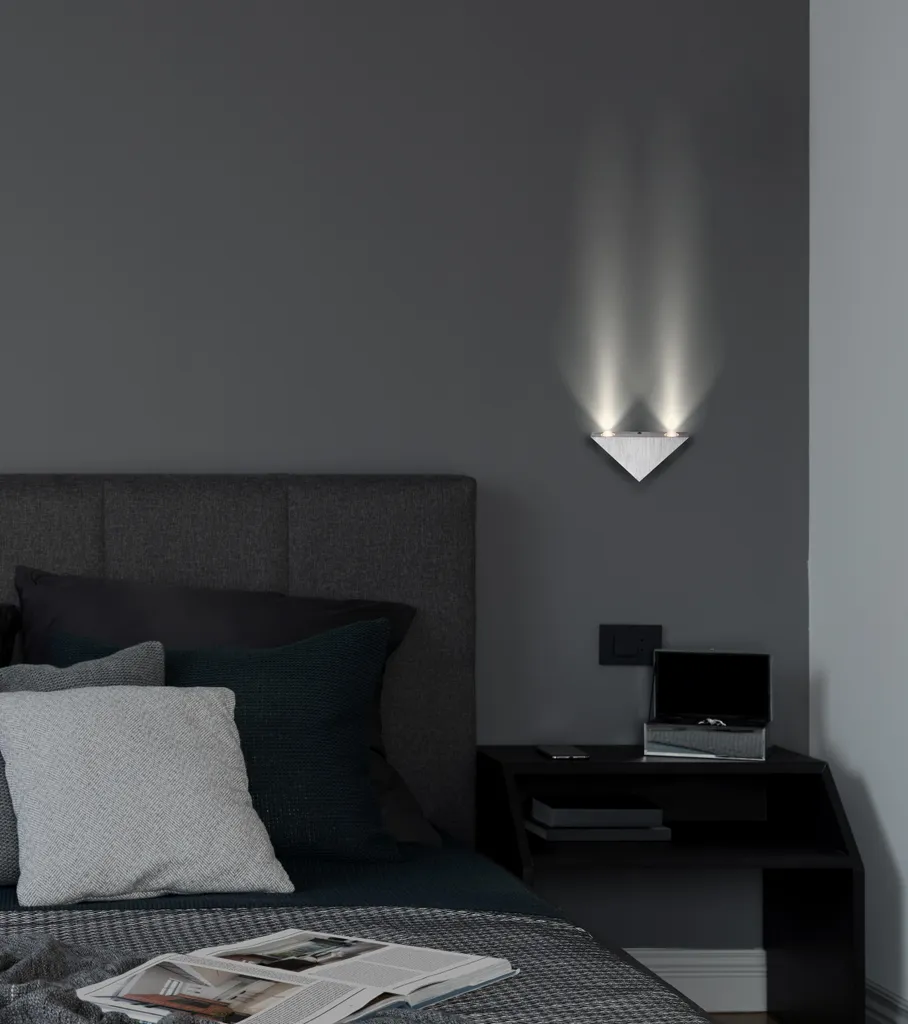 Globo Lighting Applique murale aluminium brossé avec 3x LED intégrées - 3