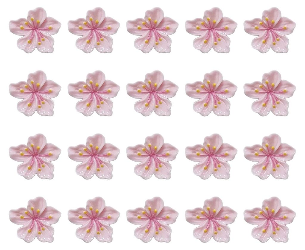 20 Stück Kühlschrankmagnete mit rosa Kirschblütenmotiv, ideal für Fotos, Notizen, Zuhause, Büro, Küche, Whiteboard, Spind oder Kühlschrank.