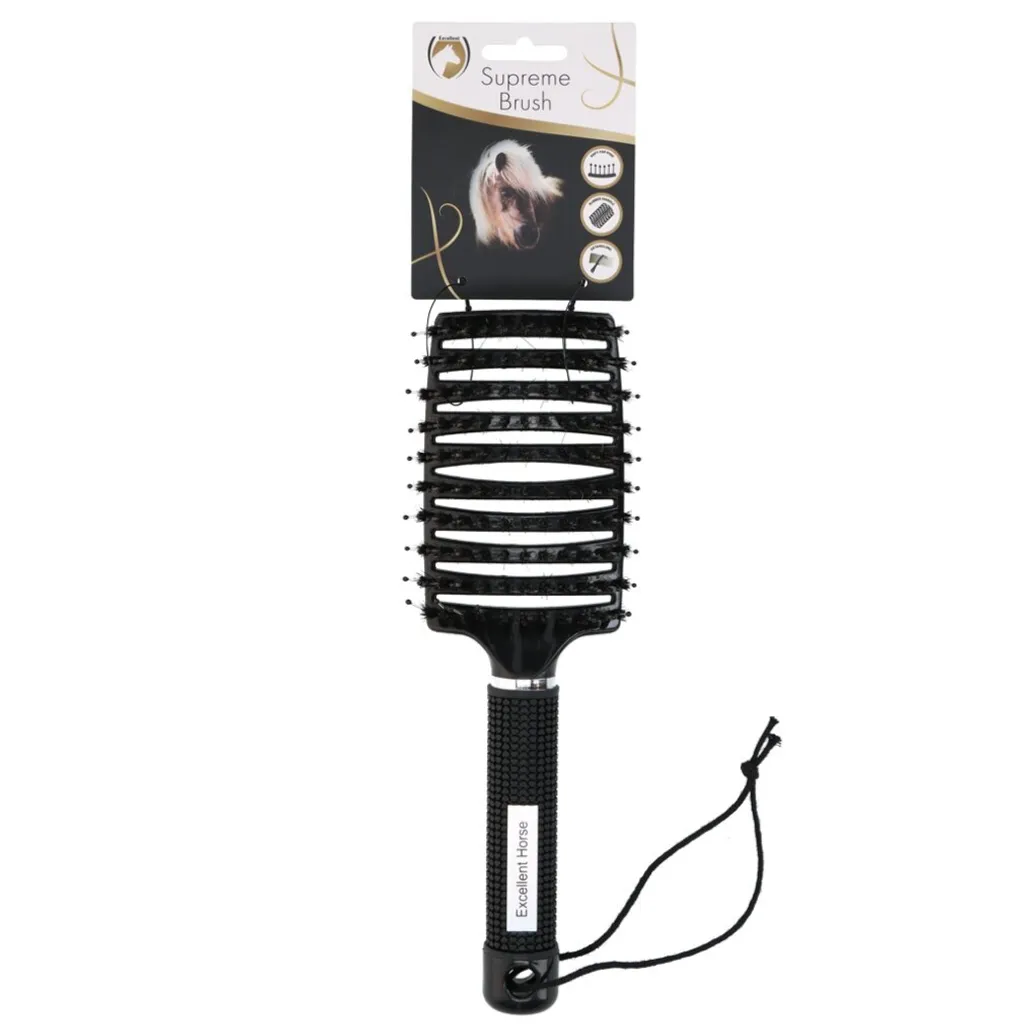 Brosse de Pansage pour Cheval Excellent Horse Supreme Queue et Crins