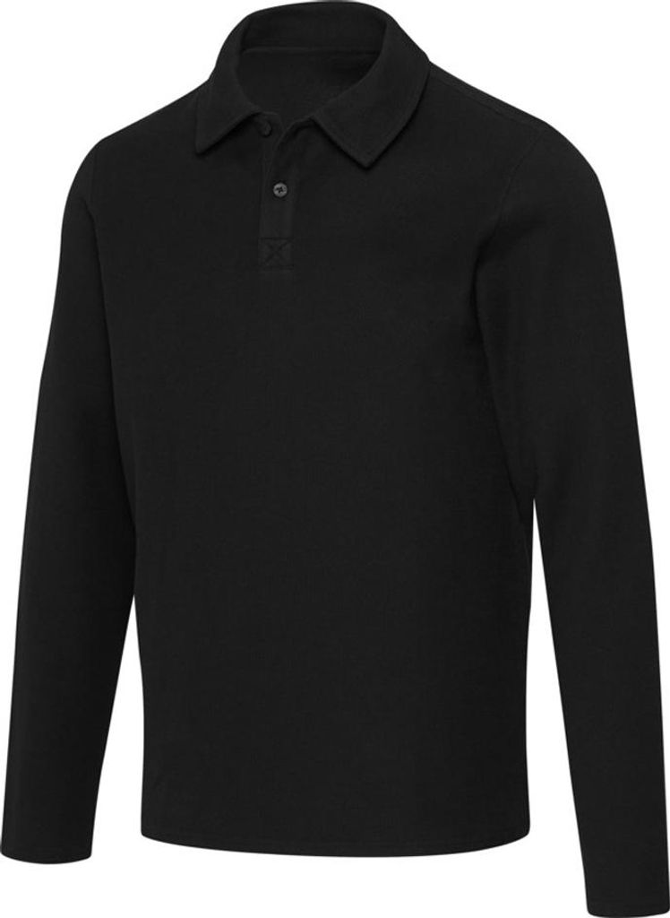 Elevate - "Apollo" Poloshirt für Herren/Damen Uni, Langärmlig PF5011 (3XS) (Schwarz)