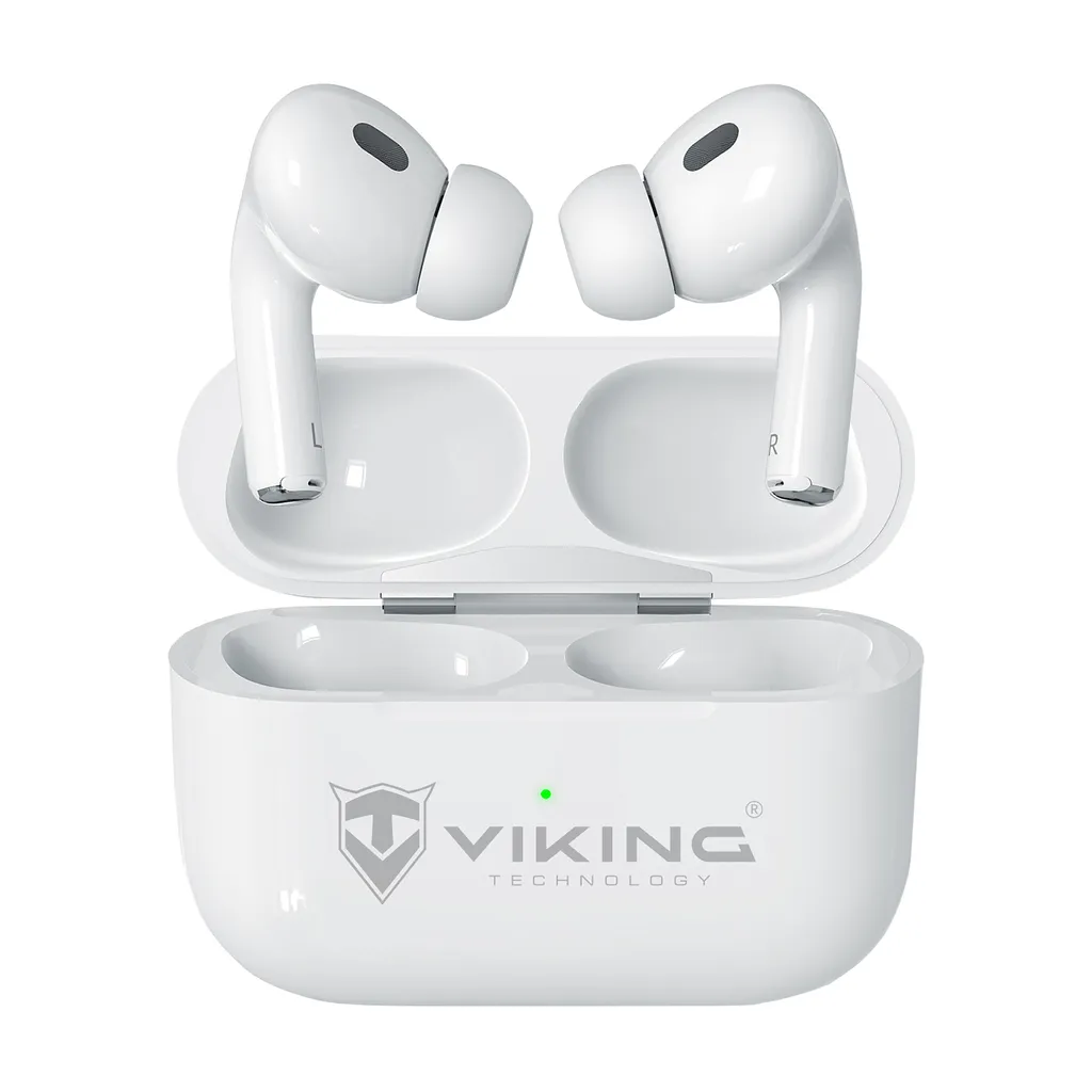 Viking VPRORT Bianche: Cuffie Bluetooth Eleganti con Microfono
