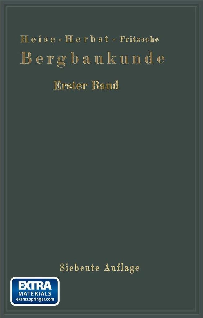 Lehrbuch der Bergbaukunde