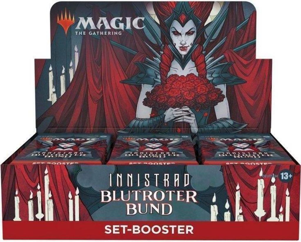 Wizards of the Coast Magic: The Gathering - Innistrad Blutroter Bund Set-Booster Display deutsch, Sammelkarten