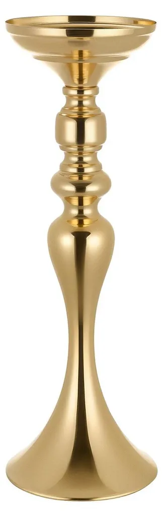 Vase Médicis Doré 38 cm avec Cristaux pour Décoration Événementielle