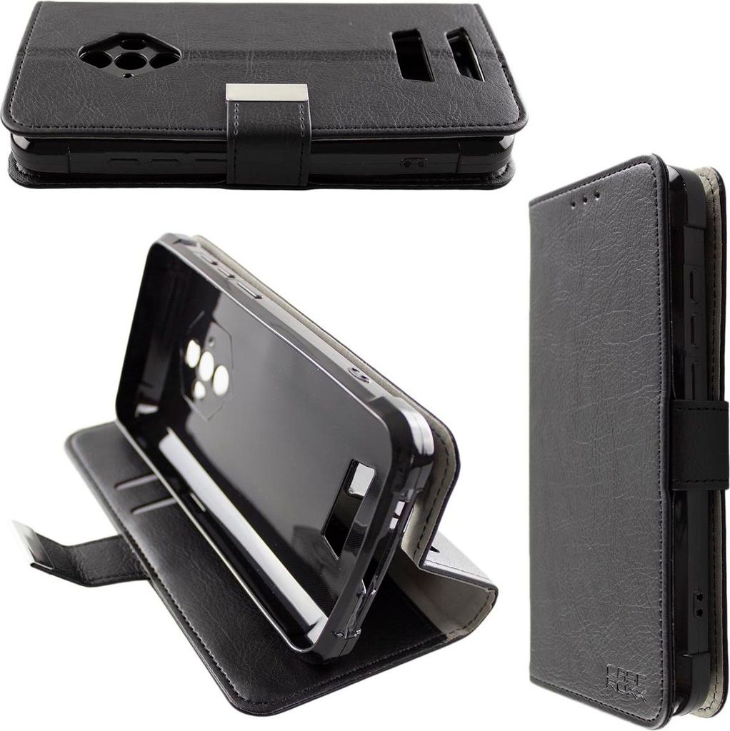 Bookstyle Tasche für Blackview BV6600 schwarz Obrázek produktu 