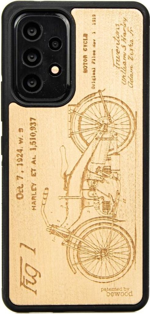 Holzhülle für Samsung Galaxy A73 5G HARLEY PATENT ANIEGRE