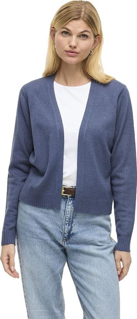 Vila Ril Short Strickjacke Blau L Frau Blau L