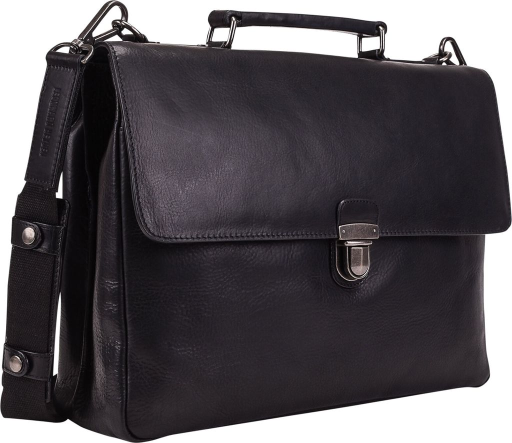 Leonhard Heyden Roma Aktentasche Leder 39 cm Laptopfach