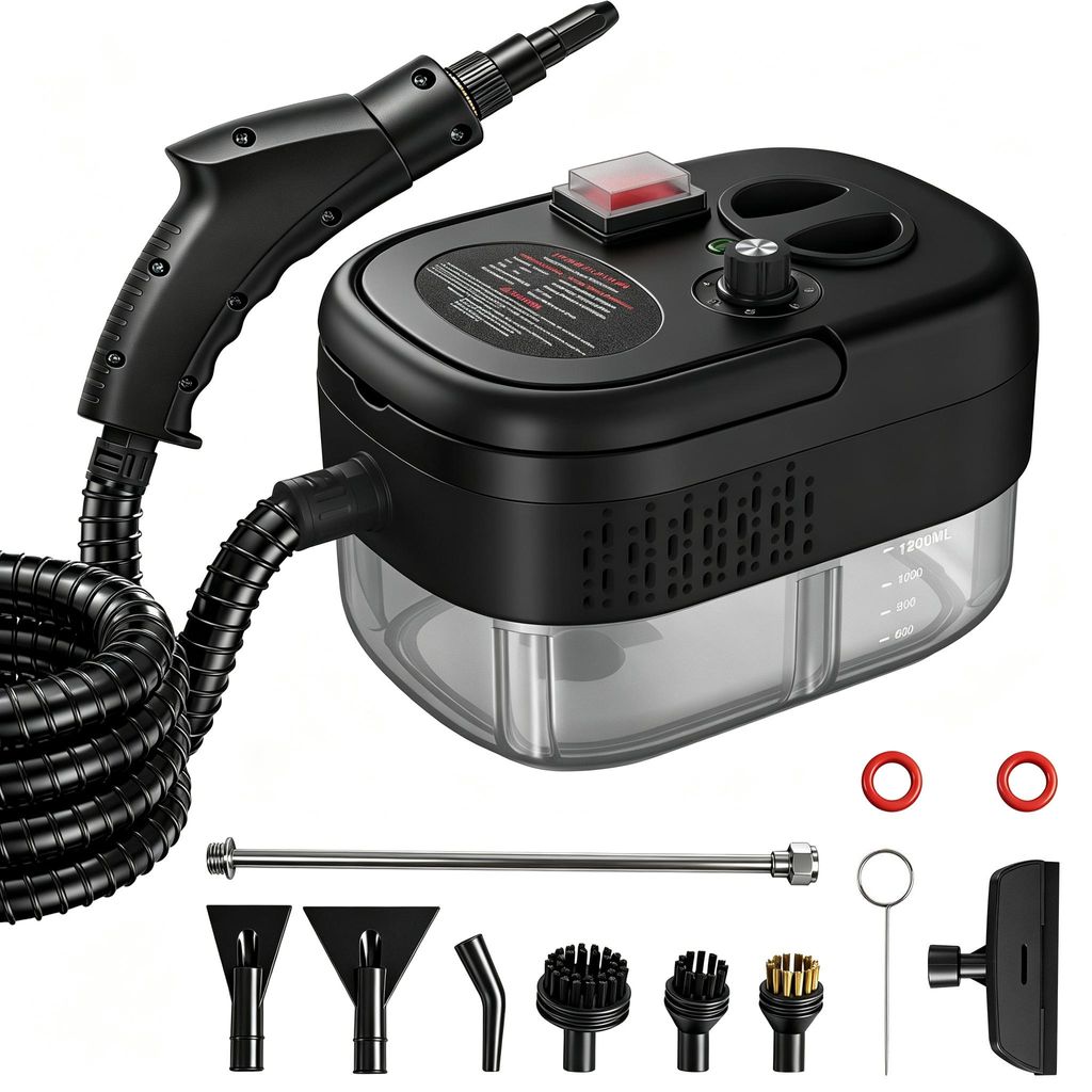 Dampfreiniger 2500W Handdampfreiniger, tragbarer Reiniger, Küchenreiniger geeignet für Böden, Fenster und Küchen.