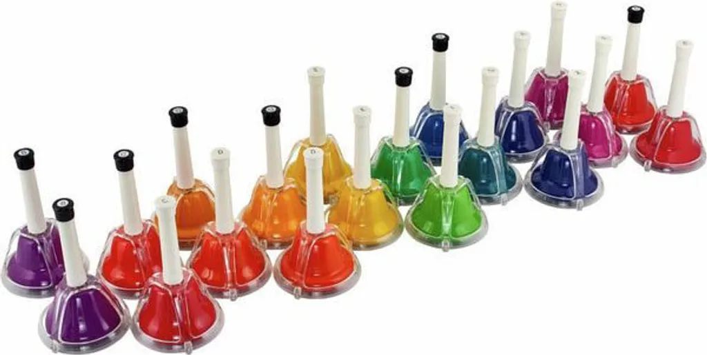 AW Rainbow set de 20 cloches de table multicolores pour réception - 2