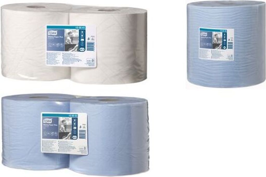 Papierové utierky v rolke Tork Plus, 2vrs., návin 510 m W1 Produktbild 