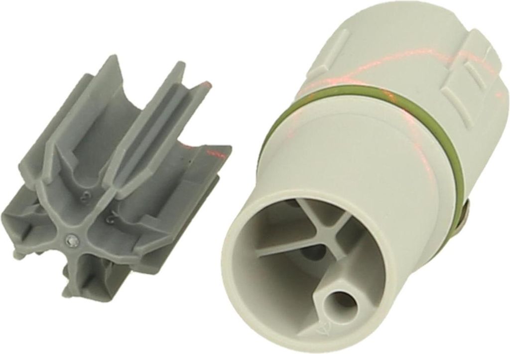 HUMMEL M12 Power Crimp-Kontakteinsatz Stift Crimpanschluss, Polzahl 4+PE 63V 600V Steuerkontakt 150V, 16A, Farbe