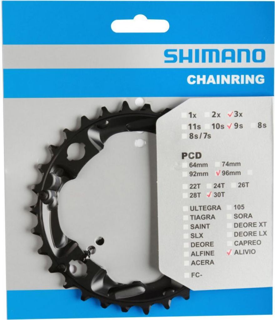 Řetězový kroužek SHIMANO - ALIVIO M4000/4050 30 - černý Obrázek produktu 