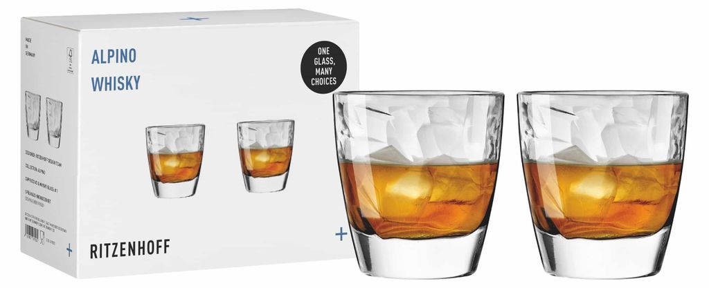 Ritzenhoff Whiskygläser 2er Set Alpino Cappuccino, RDT F25, Immagine del prodotto 