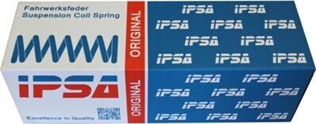 2X Ipsa Feder Fahrwerksfeder Hinten