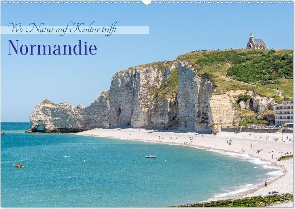 Normandie – Wo Natur auf Kultur trifft (Wandkalender 2027 DIN A2 quer), CALVENDO Monatskalender