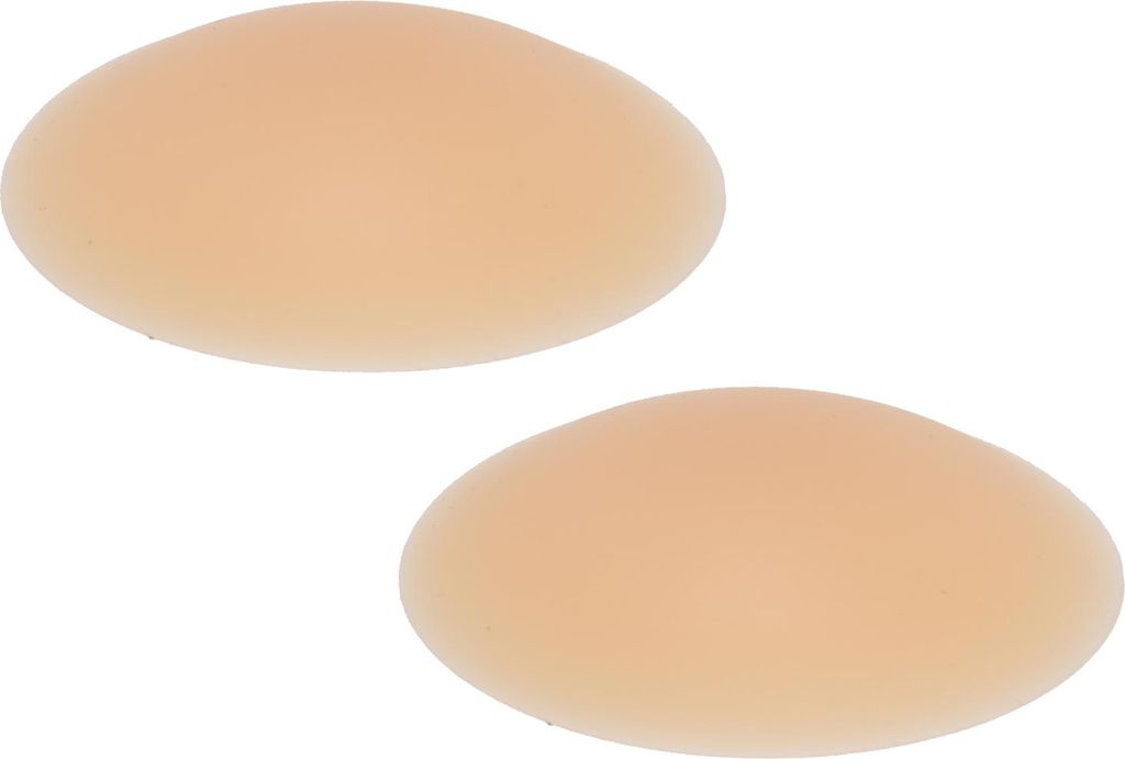 Wiederverwendbare, selbstklebende Silikon-Pasties, runde BH-Paste, sicherer, nippelloser Überzug, Hautton M = 8 cm