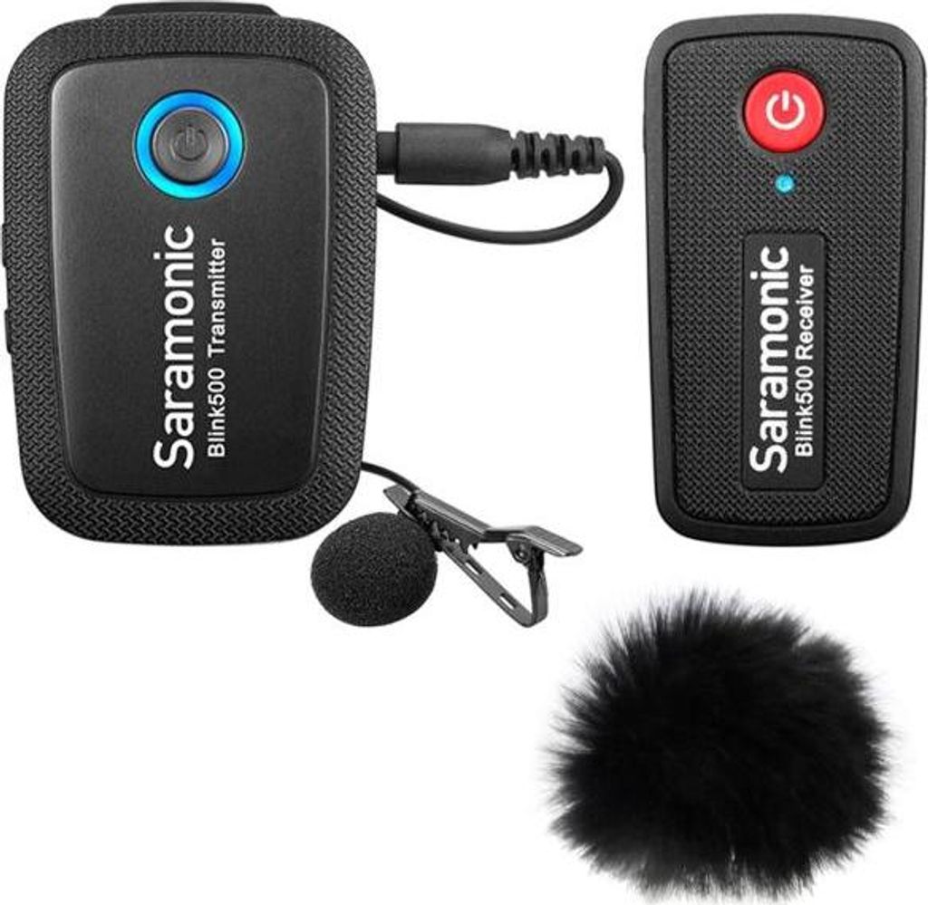 Saramonic Blink500-B1 Mikrofon-System mit Windschutz