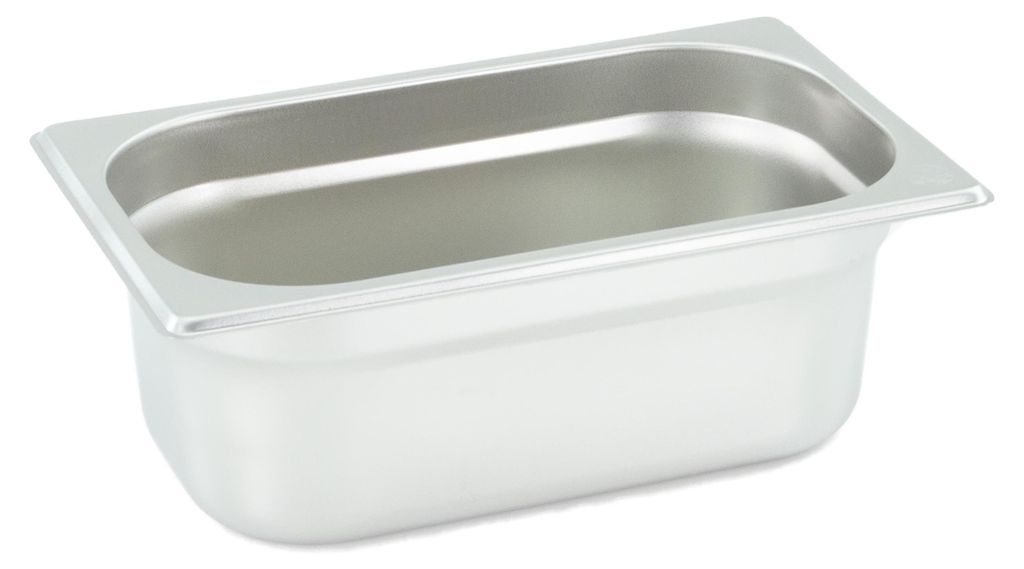 GN Behälter Gastronorm 1/4 100 mm aus Edelstahl GVK ECO Produktbild 