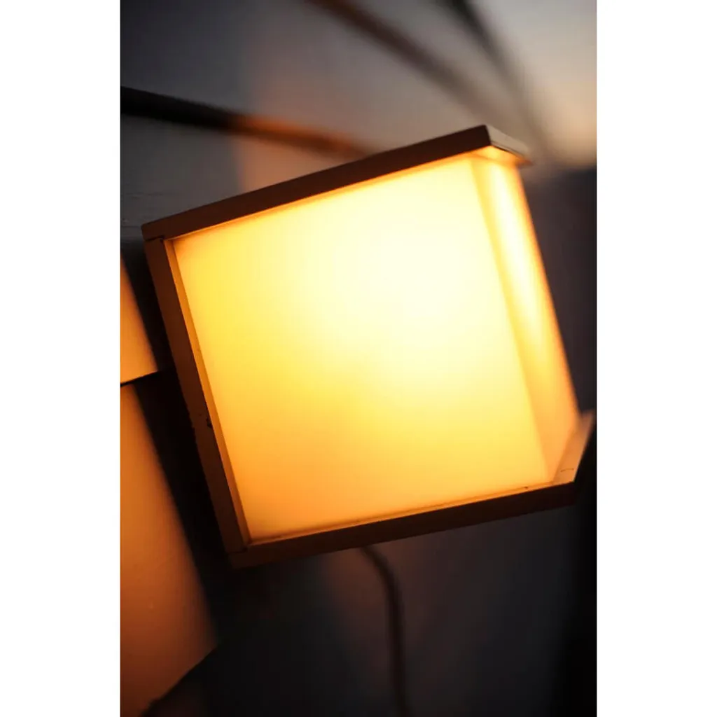 Éclairage Extérieur Design pour Terrasse et Entrée - Applique Cube E27 - 11