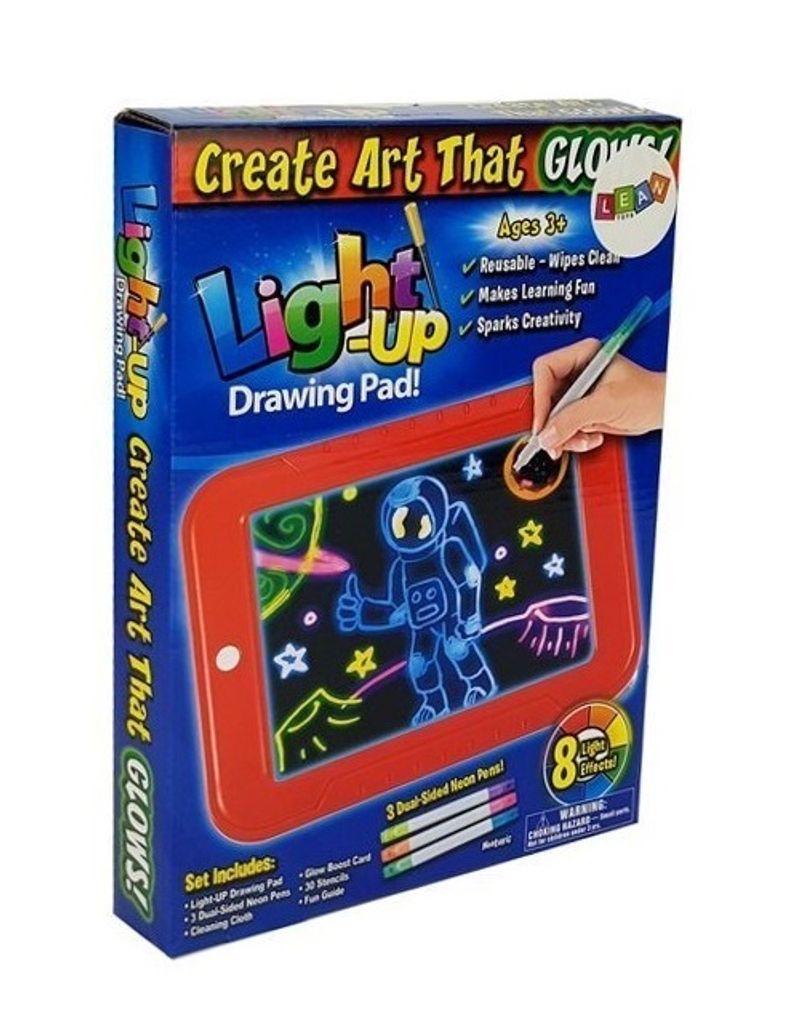 3D Magic Pad Kinder Spielzeug LED Light Up Board Zeichnung Tablet Kunsthandwerk 