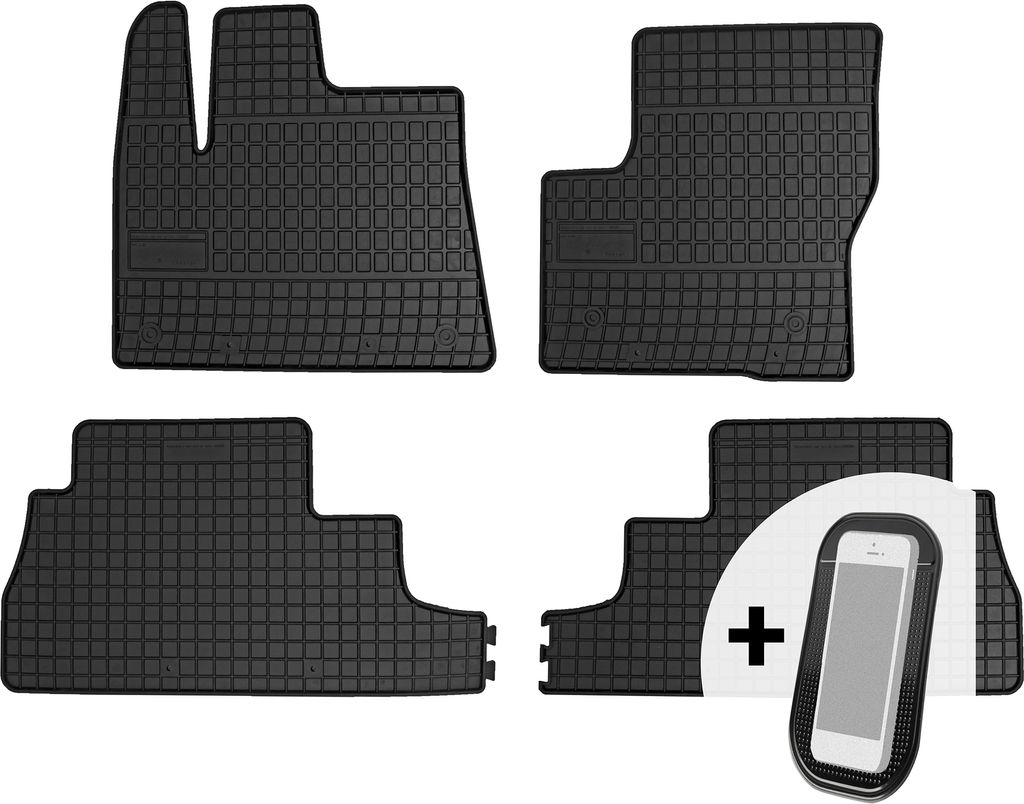 Gummimatten Auto Fußmatten Automatten Passgenau 4-teilig Set - passend für Opel Combo ab 2018