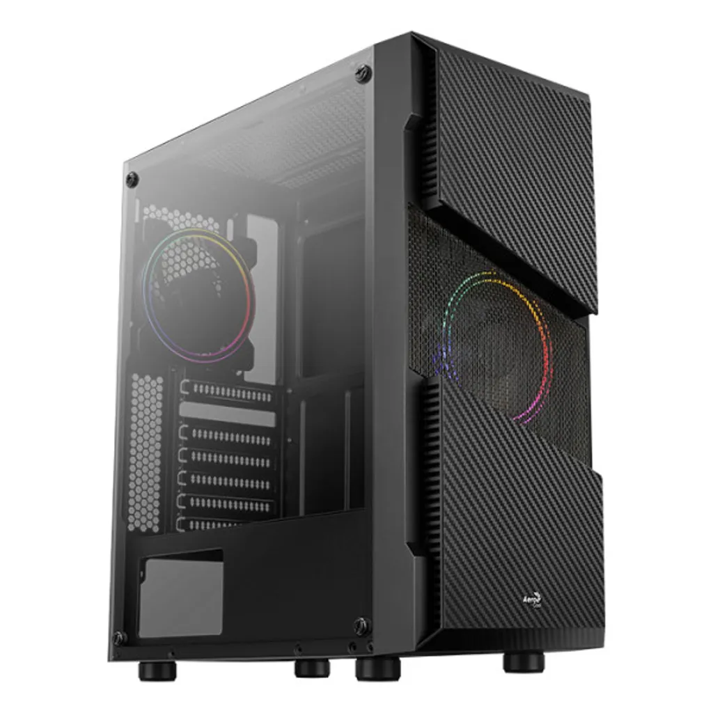 Boîtier ATX Verre Trempé AeroCool Menace Saturn FRGB v1 avec Fenêtre Latérale