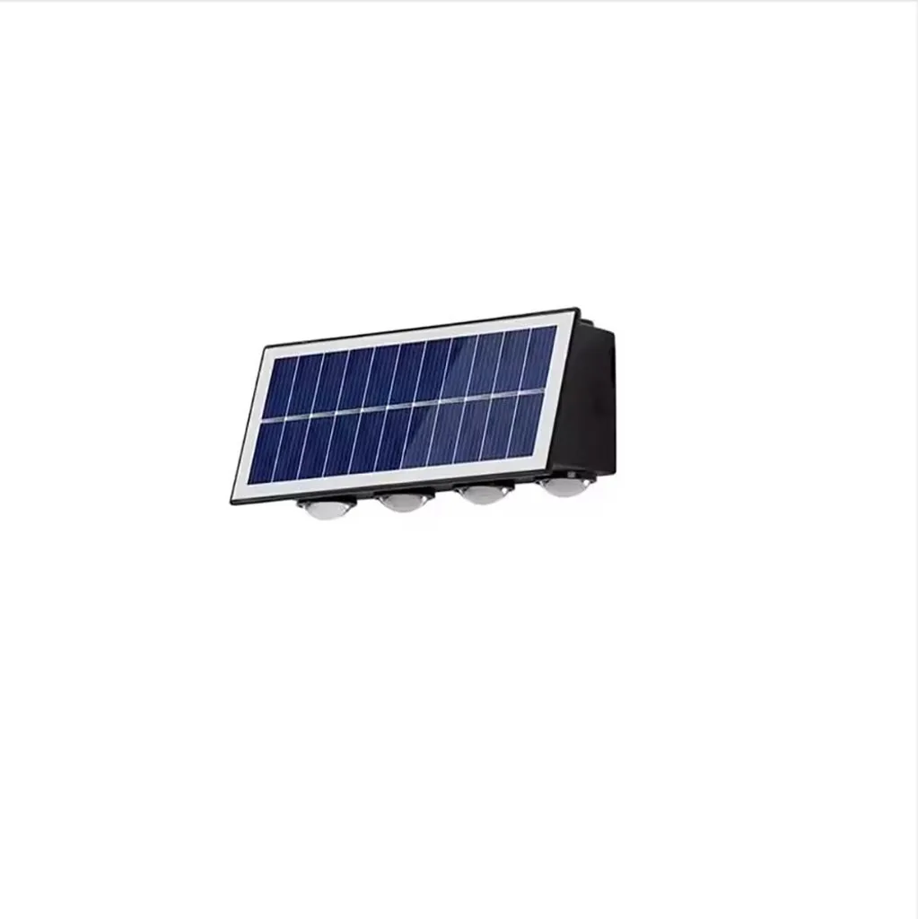 INF WL19-4LED Lampada da parete solare RGB con lente convessa - Illuminazione esterna per giardini e paesaggi
