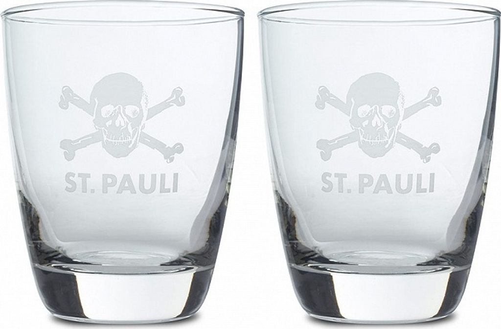 St. Pauli - Tête de mort, set de 2 verres Image du produit 