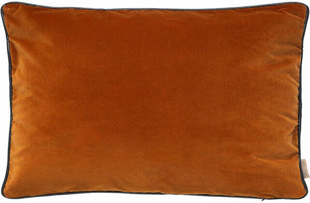 Blomus Kissenbezug Velvet, Kissenhülle für Kopf- oder Sofakissen, Baumwolle, Rustic Brown, 30 x 50 cm, 66562