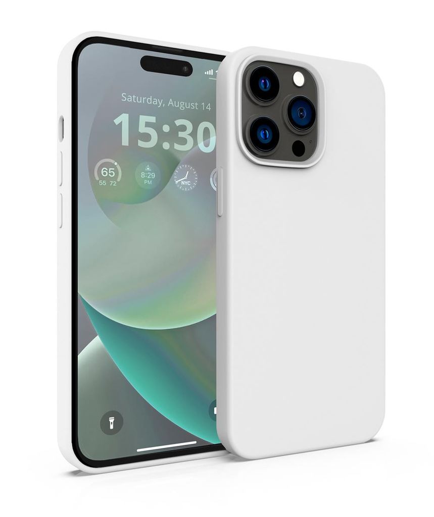 MyGadget Hülle kompatibel mit Apple iPhone 14 Pro - Gummierte Handyhülle - 3 Layer Struktur Schutzhülle mit Soft Inlay & Hardcase Cover außen -...