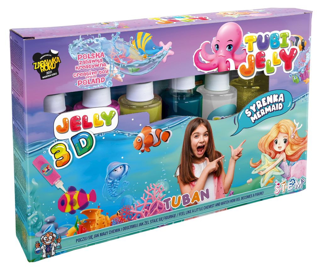 TUBAN-Set Tubi Jelly 6kol Syrenka TU3322 33224