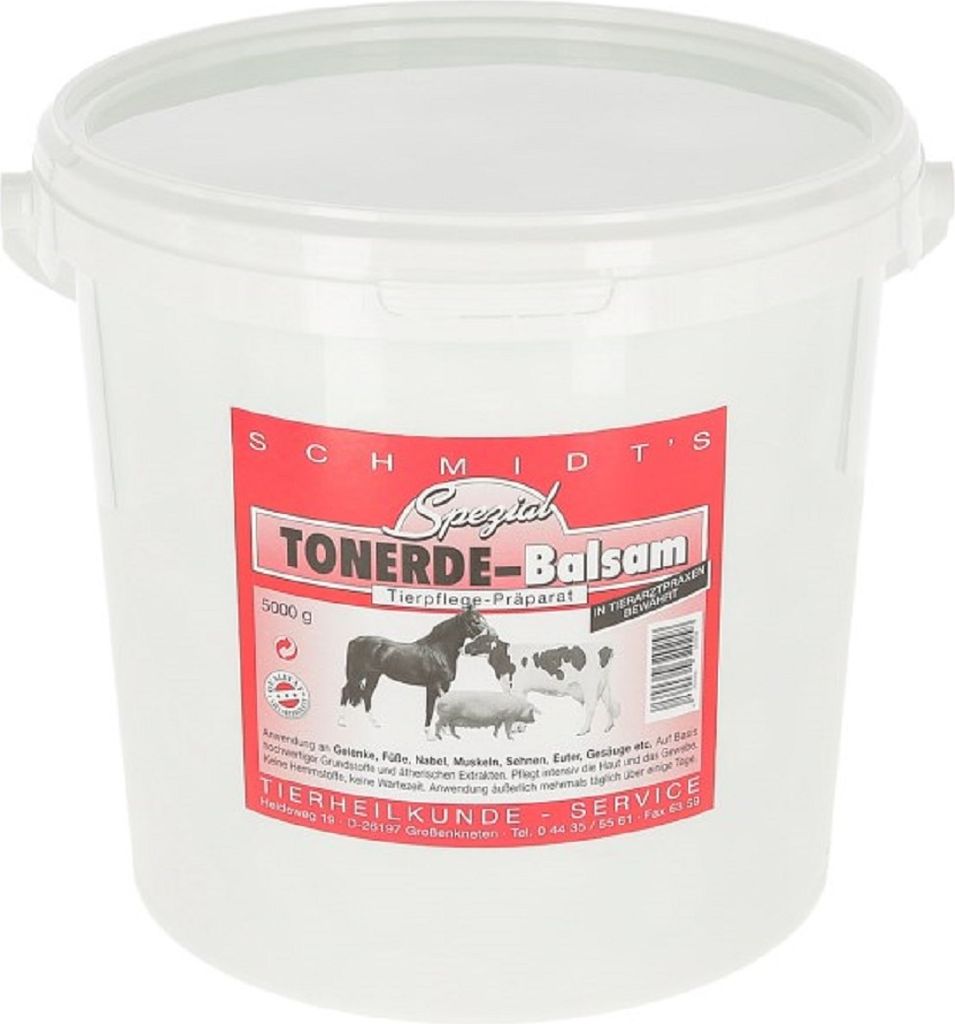 Spezial-Tonerde-Balsam 5 kg Gelenke Füße, Nabel, Muskeln, Sehnen, Euter, Gesäuge