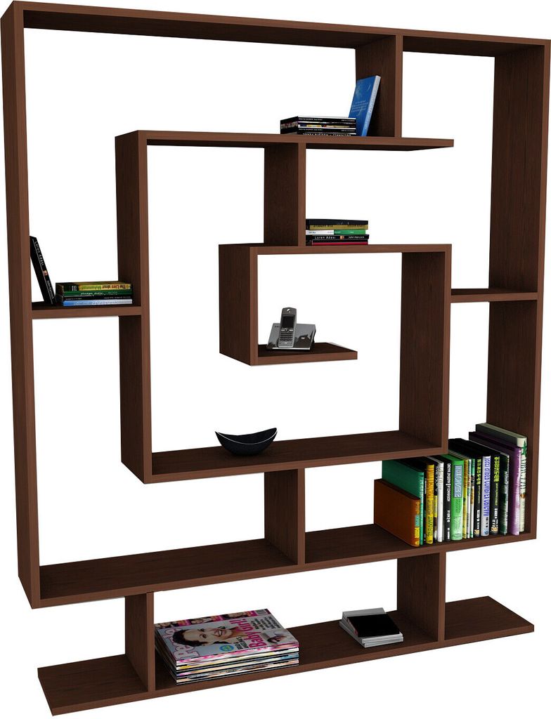 Skye Decor, Sarmaşık - Wenge, Bibliothèques, Wenge, 124,8 x Image du produit 