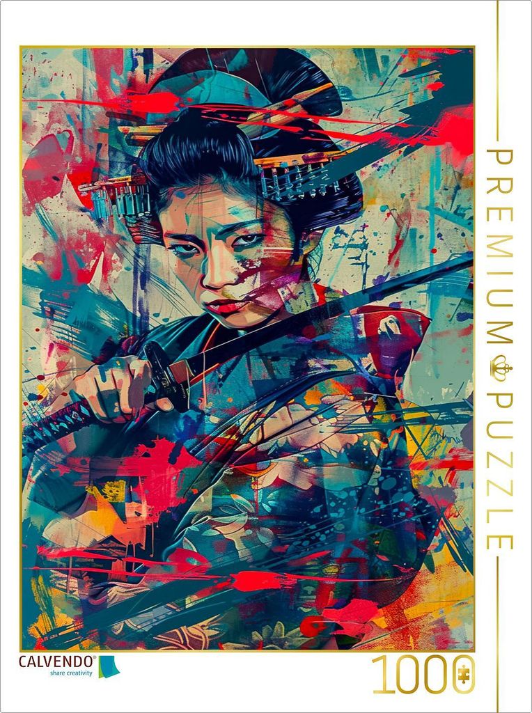 CALVENDO Puzzle Aiko 愛子 | 1000 Teile Lege-Größe 64x48cm Foto-Puzzle für glückliche Stunden