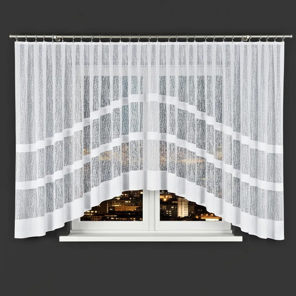 Tenda decorativa per infradito WIKTORIA 160 bianco 310x160 cm MyBestHome
