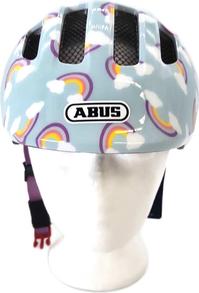 ABUS Kinderhelm Smiley 3.0 LED - Fahrradhelm mit Licht - Produktbild 