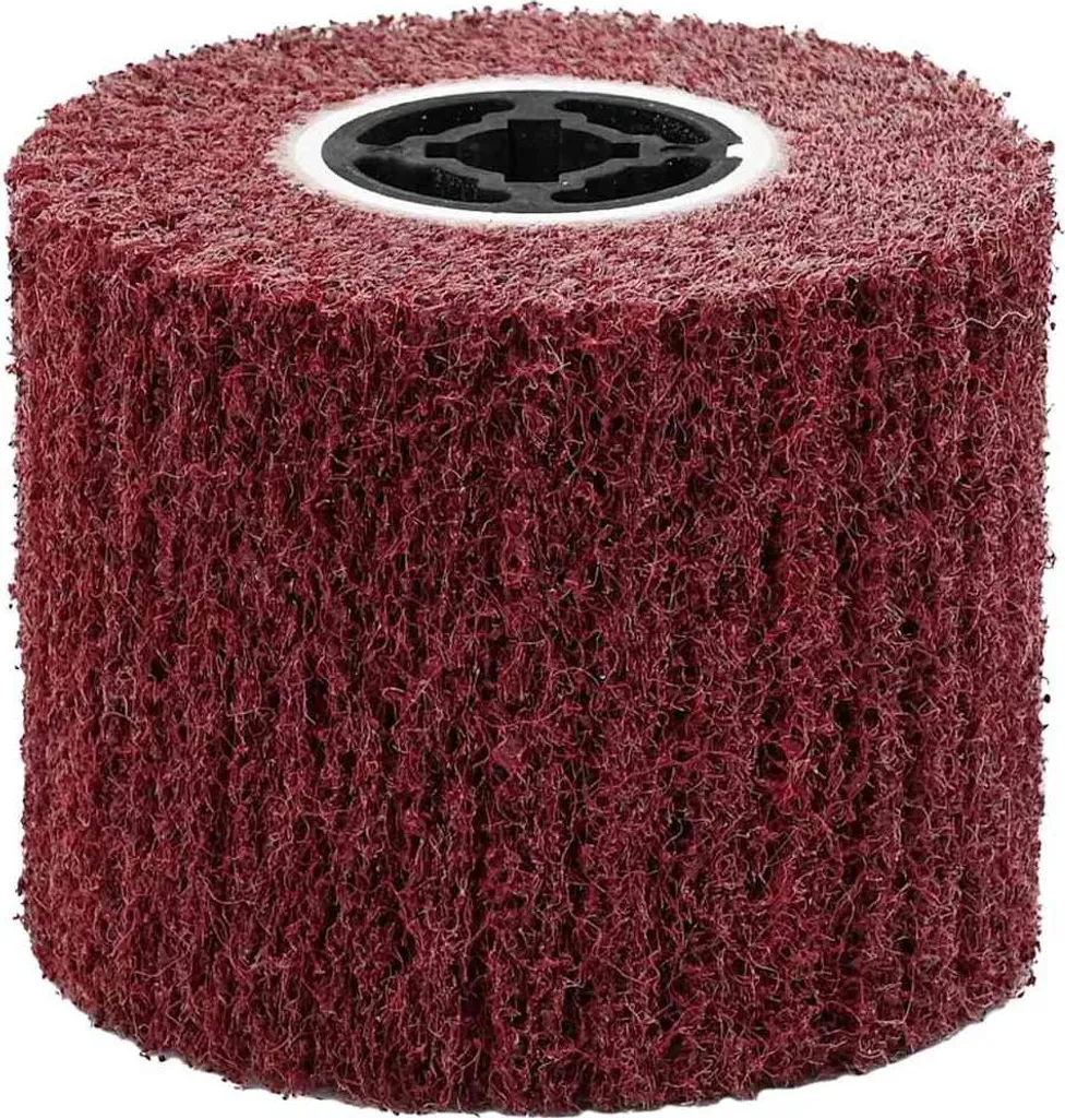 Rouleaux abrasifs 12x12x10 cm haute densité à structure rouge