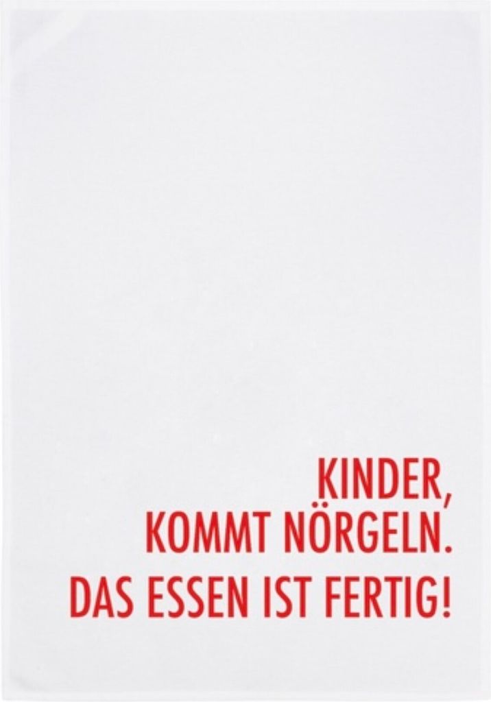 Spruch Geschirr-Tuch Küchen-Tuch - Geschirr Handtuch 50 x 70 cm HW025A
