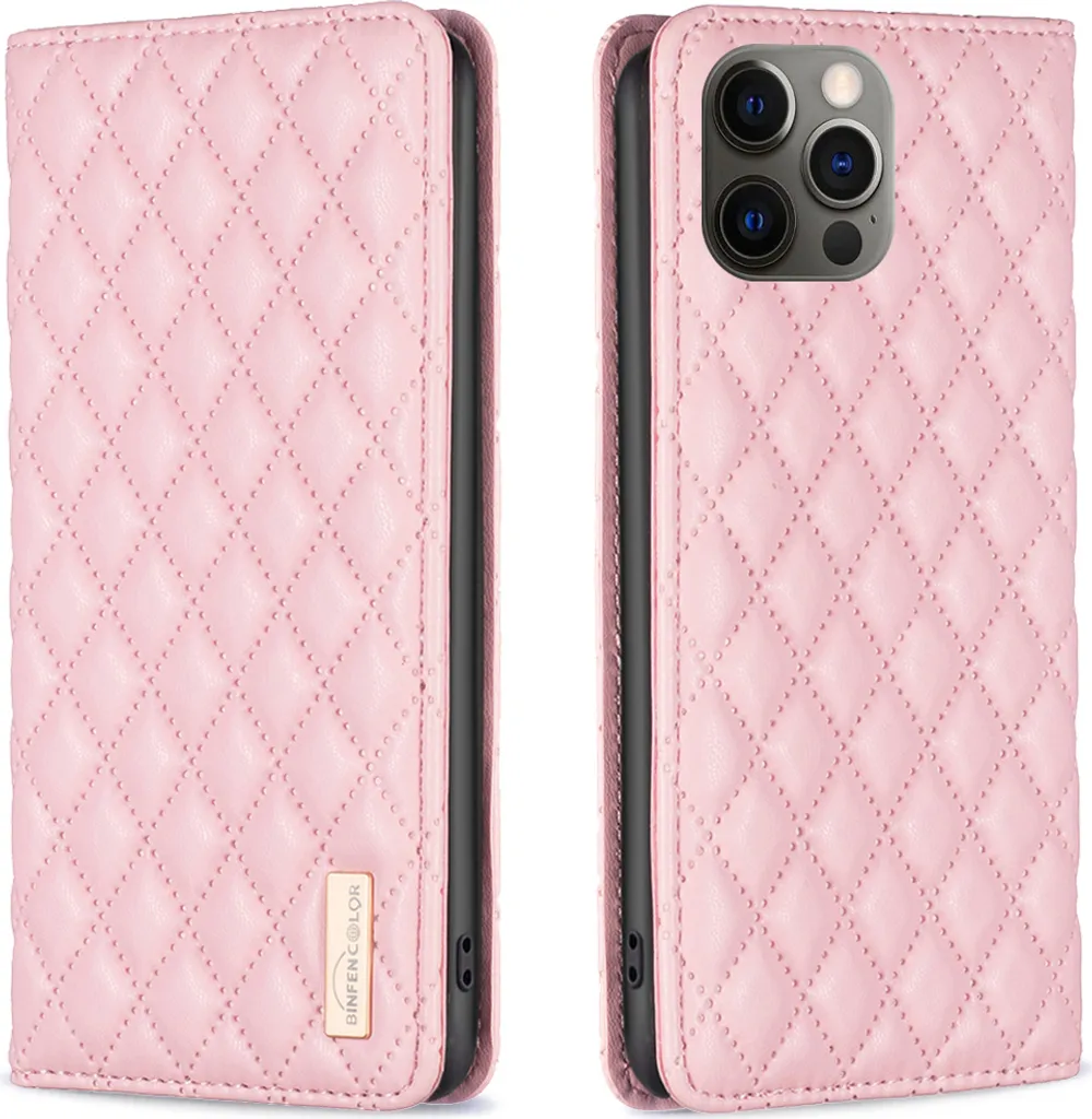 Custodia a Libro iPhone 12 Pro Max Rosa: La Protezione che ti Avvolge
