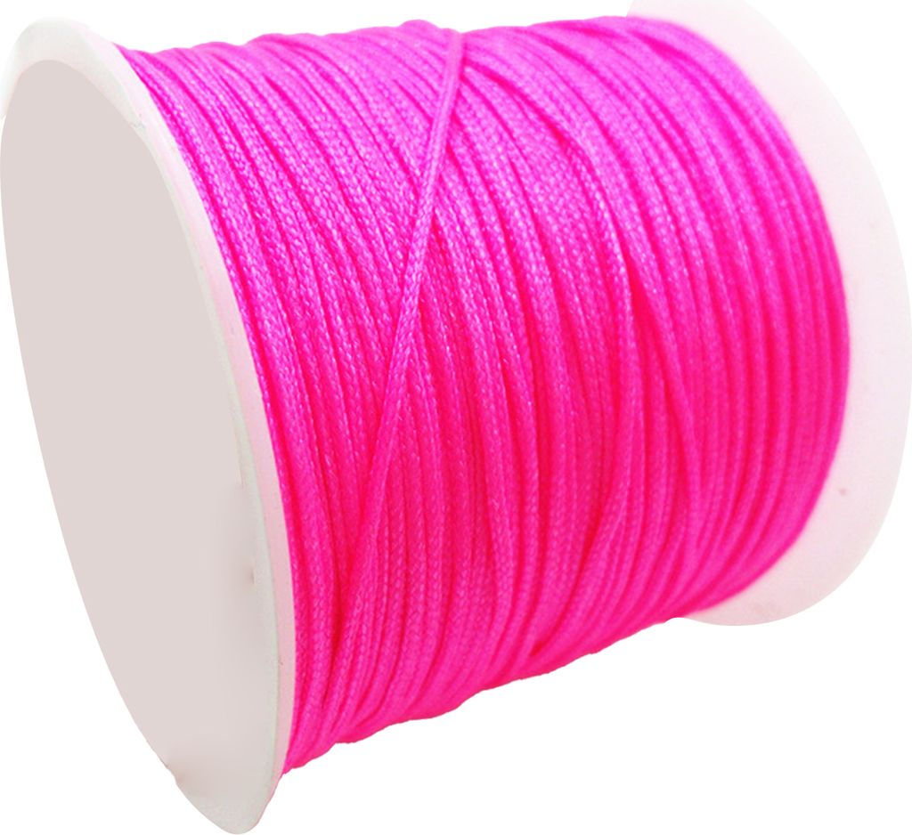 1 Rolle Nylon-Bastelschnur, gewachst, atmungsaktiv, klare Textur, Traumfänger, gewachste Fadenschnur zum Nähen-Pfirsichrot