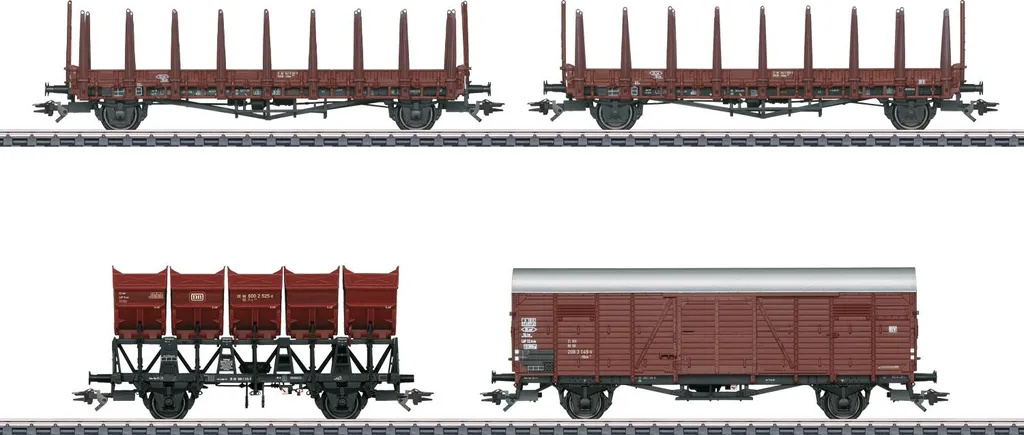 Set de wagons de marchandises Märklin 46664 H0 pour train électrique
