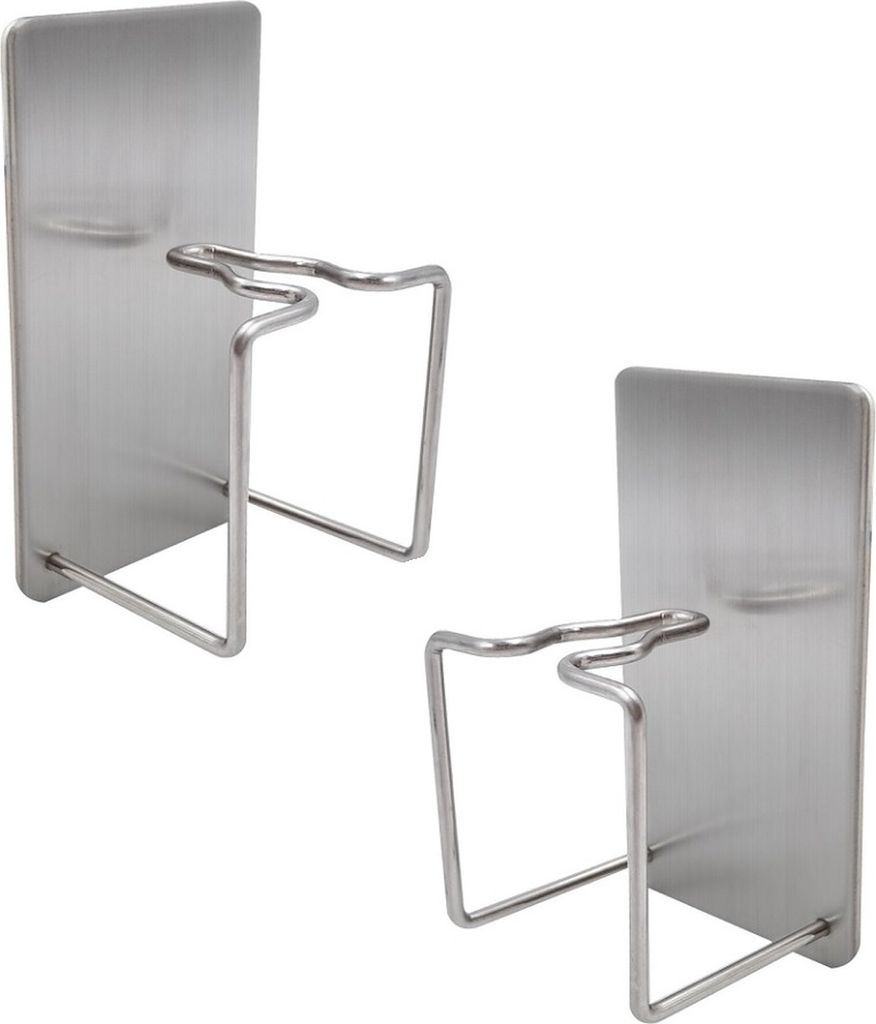 2er Set Zahnbürstenhalter wand [ohne Bohren] - Produktbild 